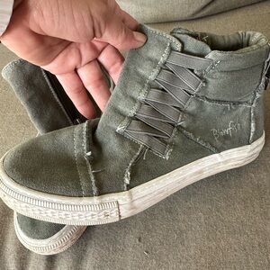 Blowfish Gray High-Top Sneakers
